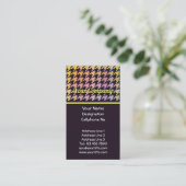 Carte De Visite Motif Rainbow Houndstooth (Debout devant)