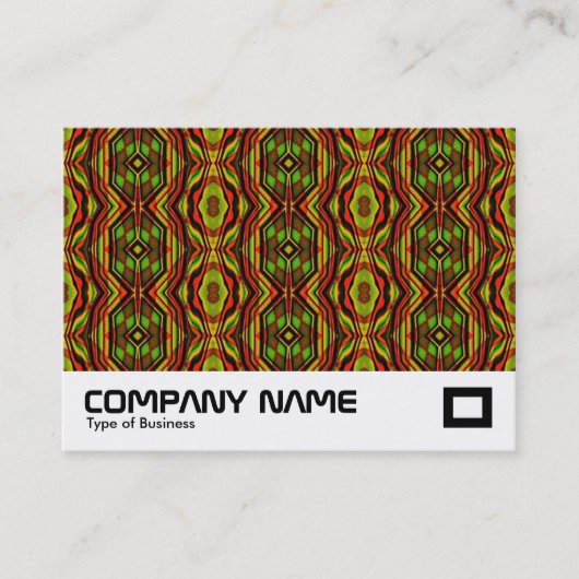 Carte De Visite Motif Retro Terrazzo (Devant)
