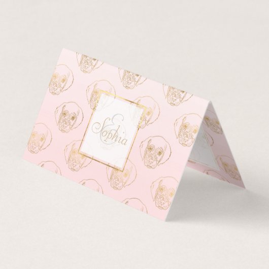 Carte De Visite Motif rose blanc rose rose rose rose rose rose de  (Devant)