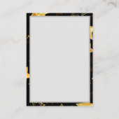 Carte De Visite Motif sans couture avec étoiles d'or (Dos)