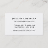 Carte De Visite Motif sans couture Vector Graphic (Dos)