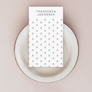 Carte De Visite Motif scandinave   Scandi moderne minimaliste