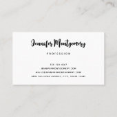 Carte De Visite Motif scientifique divertissant Beakers and Flaque (Dos)