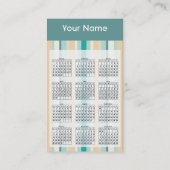 Carte De Visite Motif Seashore Stripes (Dos)