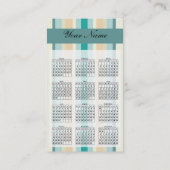 Carte De Visite Motif Seashore Stripes (Dos)