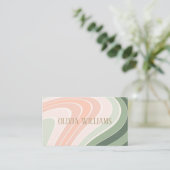 Carte De Visite Motif Super rétro (Debout devant)