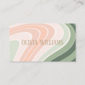 Carte De Visite Motif Super rétro (Devant)