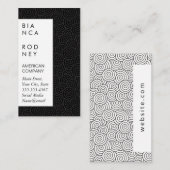 Carte De Visite Motif Swirl (Devant / Derrière)