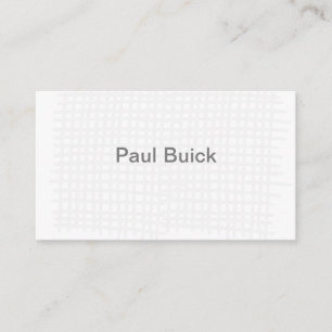 Carte De Visite Motif textile moderne gris clair professionnel