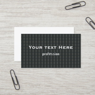 Carte De Visite Motif transparent en acier gris