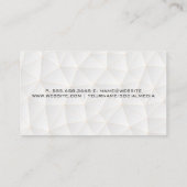 Carte De Visite Motif triangles géométriques | Moderne (Dos)