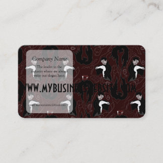 Carte De Visite Motif Vampire