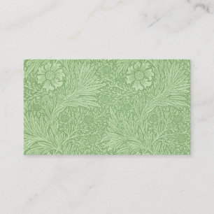 Carte De Visite Motif (vert) de souci de William Morris