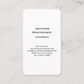 Carte De Visite Motif vert Flamants roses rose Pastel (Dos)