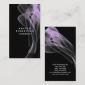 Carte De Visite Motif Wave unique Abstrait Élégant (Devant / Derrière)