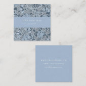 Carte de visite MOTIF WILLIAM MORRIS JASMINE (Devant / Derrière)