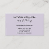 Carte De Visite Motif Y2K Super de flux de liquide violet (Dos)