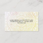 Carte De Visite Motif YogaMandala (Dos)