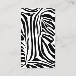 Carte De Visite Motif zèbre