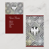 CARTE DE VISITE MOTIFS DE DOMMASQUES ROMAINS ROMAINS ROMAINS ET RO (Devant / Derrière)