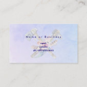 Carte De Visite Motifs et fleurs Tomahawk Aquarelle Design (Dos)