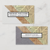 Carte De Visite Motifs et matériaux modernes (Devant / Derrière)