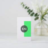 Carte De Visite Motifs géométriques professionnels et élégants Bus (Debout devant)