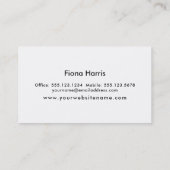 Carte De Visite Motifs grungy avec des patchwork de Textures (Dos)