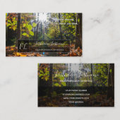 Carte De Visite Motivation positive citation ensoleillé sentier fo (Devant / Derrière)