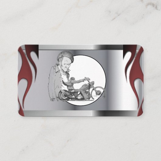 Carte de visite moto (Devant)