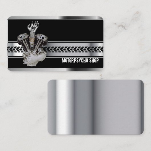 Carte de visite moto (Devant / Derrière)