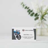 Carte De Visite Moto (Debout devant)