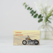 Carte De Visite Moto (Debout devant)