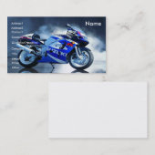 Carte de visite moto (Devant / Derrière)