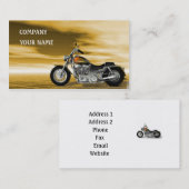 Carte De Visite Moto (Devant / Derrière)
