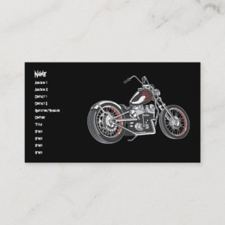 Carte De Visite Moto.