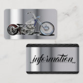 Carte de visite moto (Devant / Derrière)