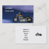 Carte De Visite Moto à moteur (Devant / Derrière)