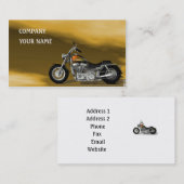 Carte De Visite Moto à moteur (Devant / Derrière)