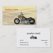 Carte De Visite Moto à moteur (Devant / Derrière)