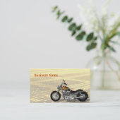 Carte De Visite Moto à moteur (Debout devant)