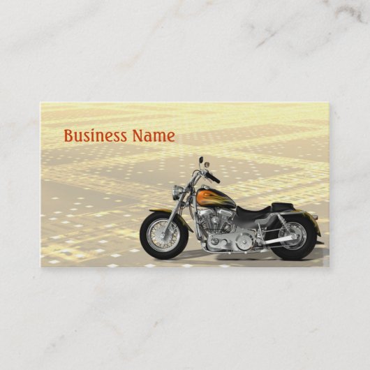 Carte De Visite Moto à moteur (Devant)