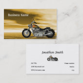 Carte De Visite Moto à moteur (Devant / Derrière)