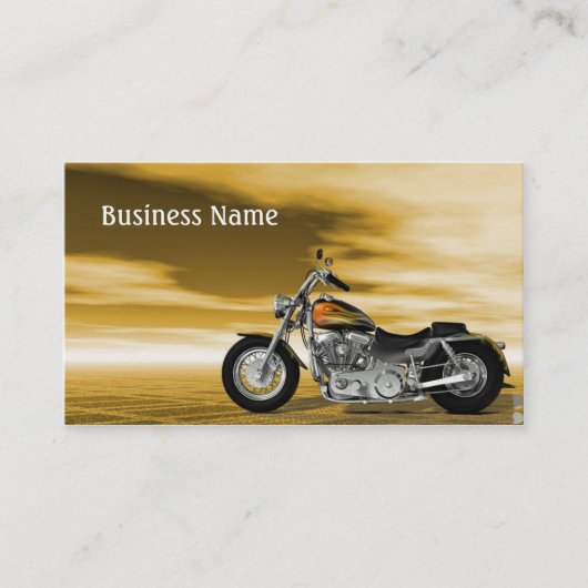Carte De Visite Moto à moteur (Devant)