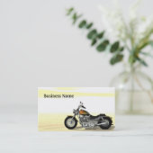 Carte De Visite Moto à moteur (Debout devant)