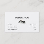 Carte De Visite Moto à moteur (Dos)
