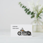 Carte De Visite Moto à moteur (Debout devant)