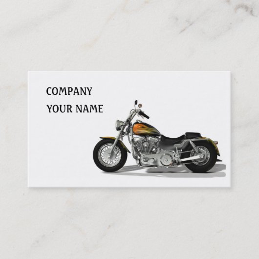 Carte De Visite Moto à moteur (Devant)