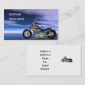 Carte De Visite Moto à moteur (Devant / Derrière)