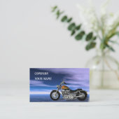 Carte De Visite Moto à moteur (Debout devant)